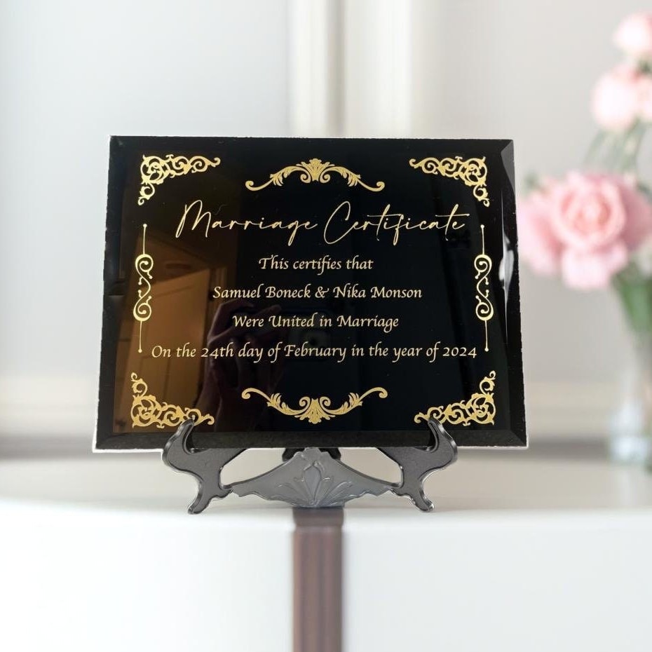 marriage certificate